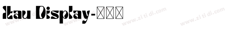Itau Display字体转换